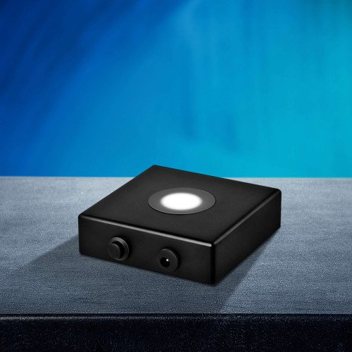 Small wood LED light base