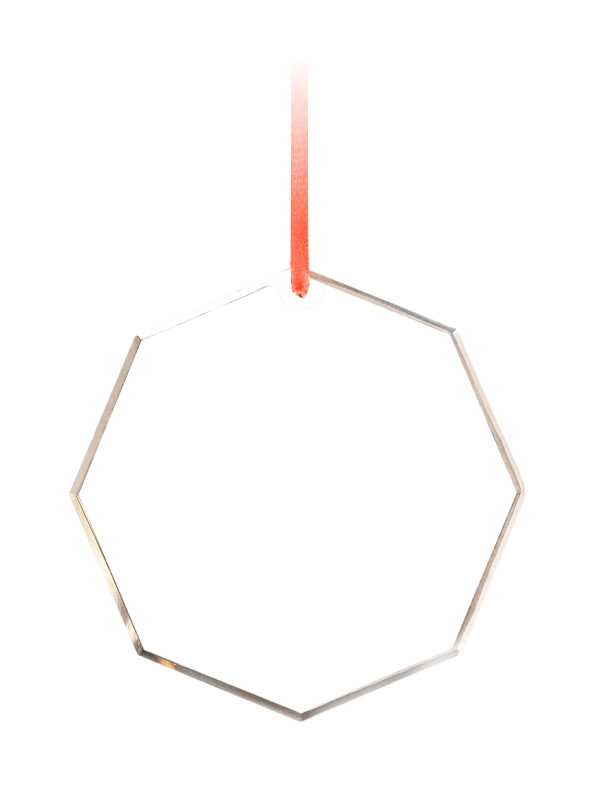 Crystal Ornament Octagon