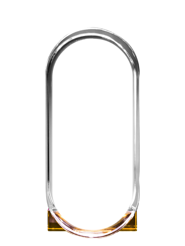 Amber 3D Crystal Capsule