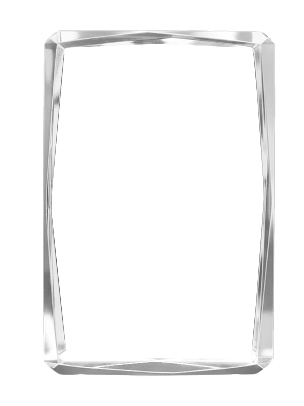 3D Crystal Gem Rectangle