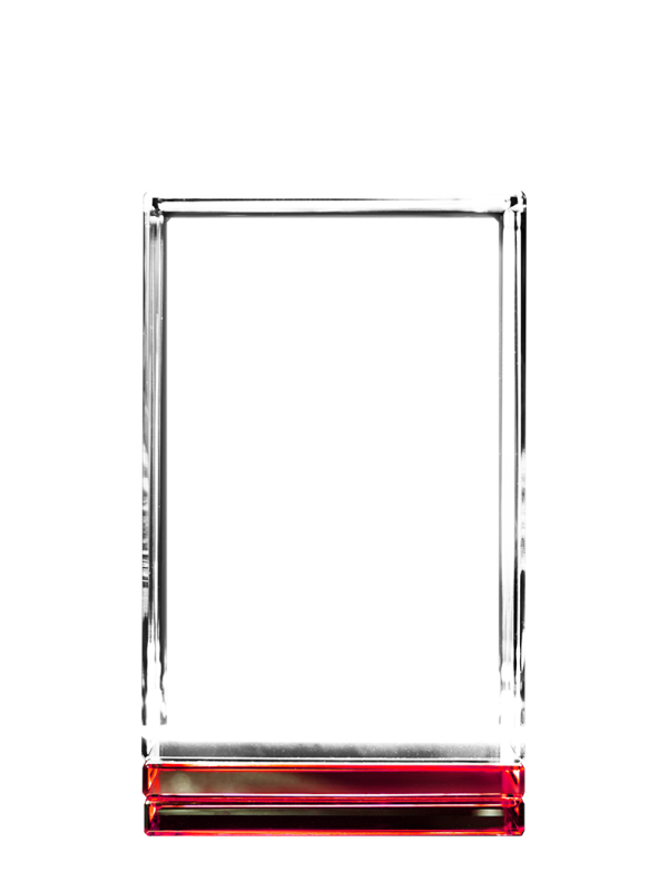 Red 3D Crystal Skirt Portrait