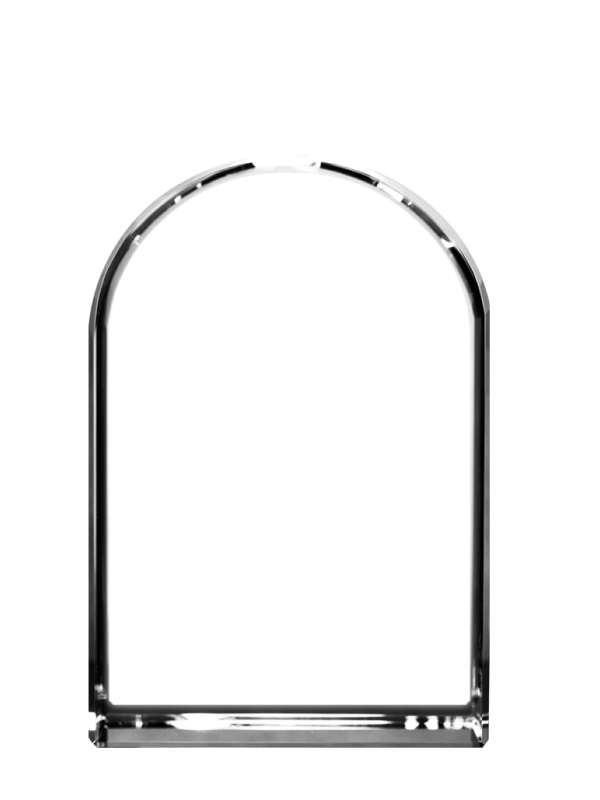 3D Crystal Memorial Tombstone Portrait